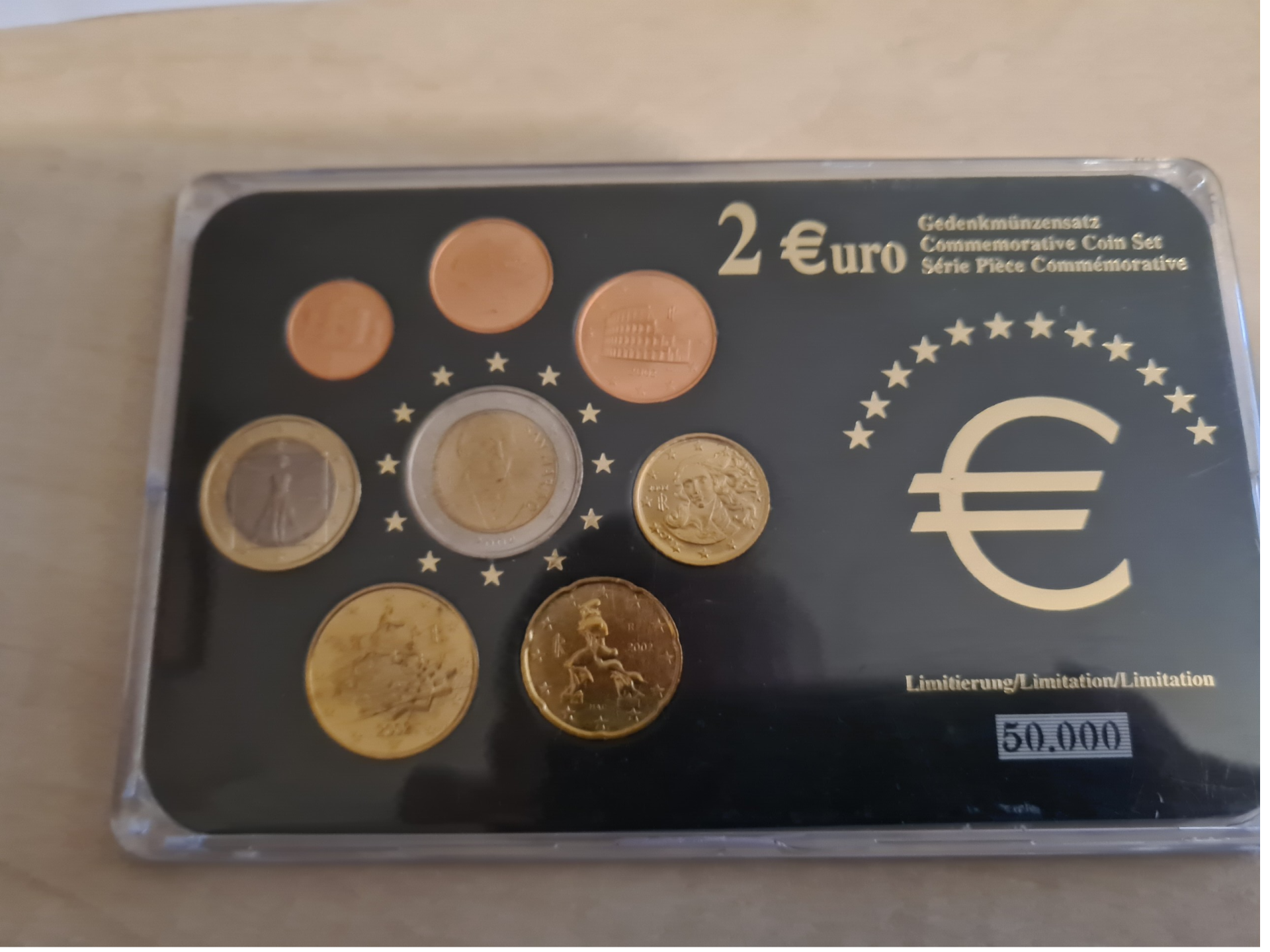 2 euro San Marino 2004 Borghesi in hardplastic inclusief setje