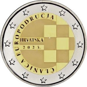 2 euro Kroatië 2023 Lid van de Eurozone UNC