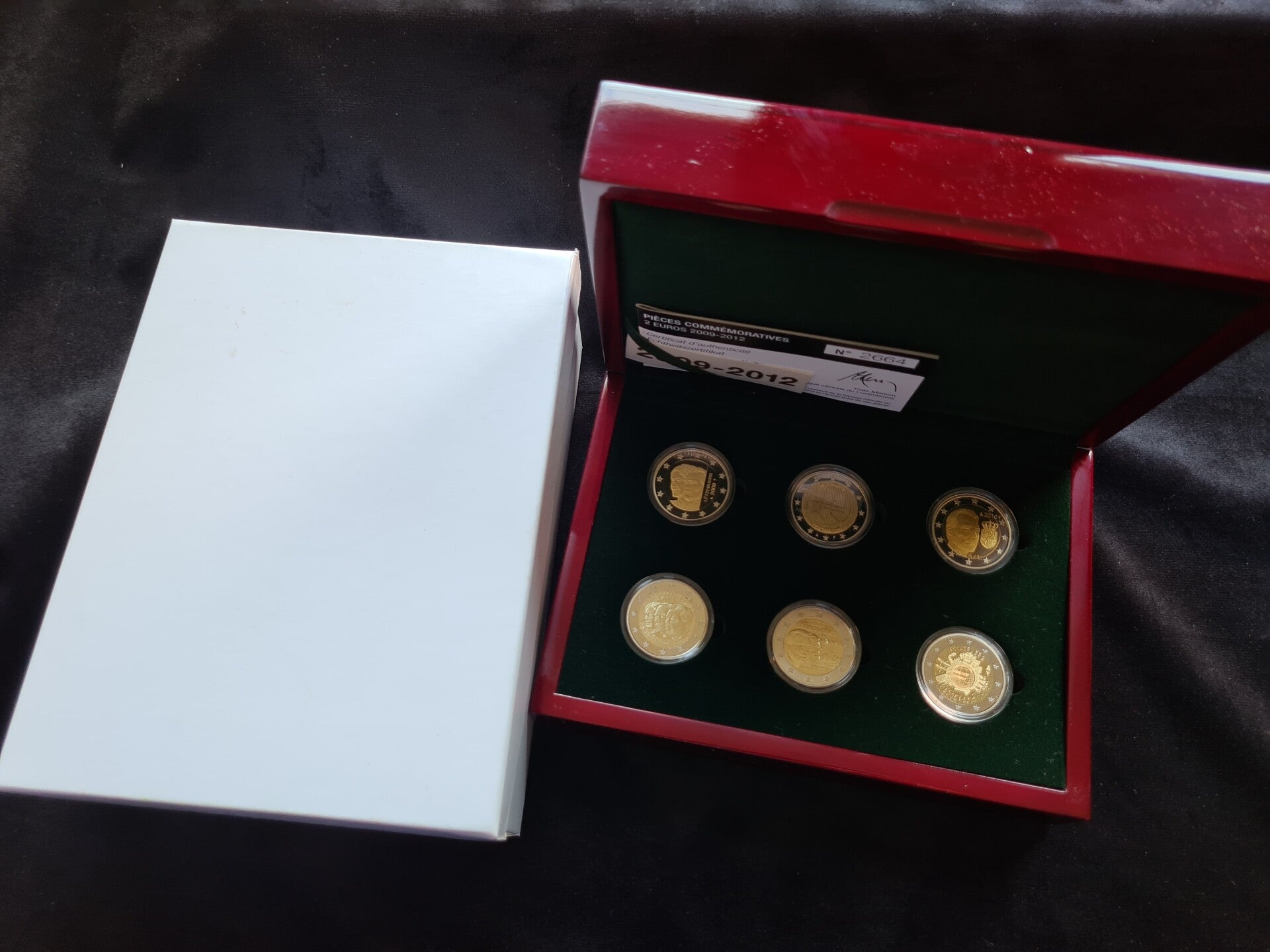 Luxemburg 2009 - 2012 PROOF set
