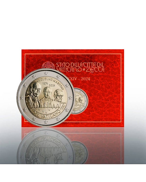 2 euro Vaticaan 2024 Marconi BU blister