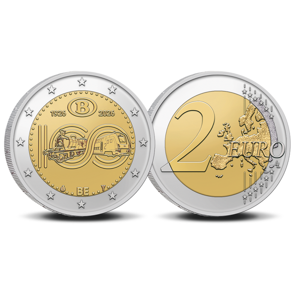 2 euro België 2026 ‘100 jaar NMBS’ UNC