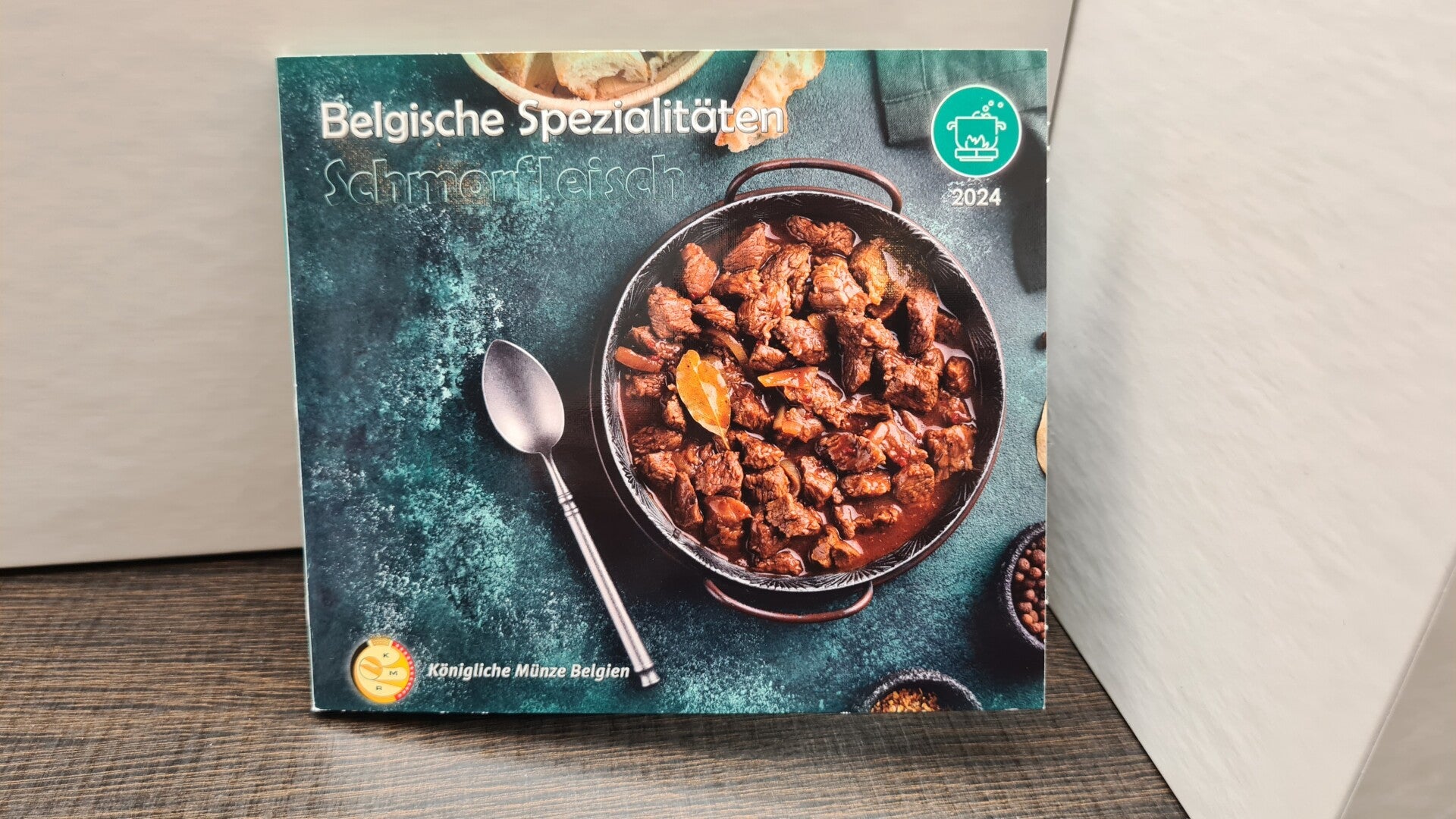 Belgie World Money Fair set 2024 Schmorfleish met handtekening muntmeester