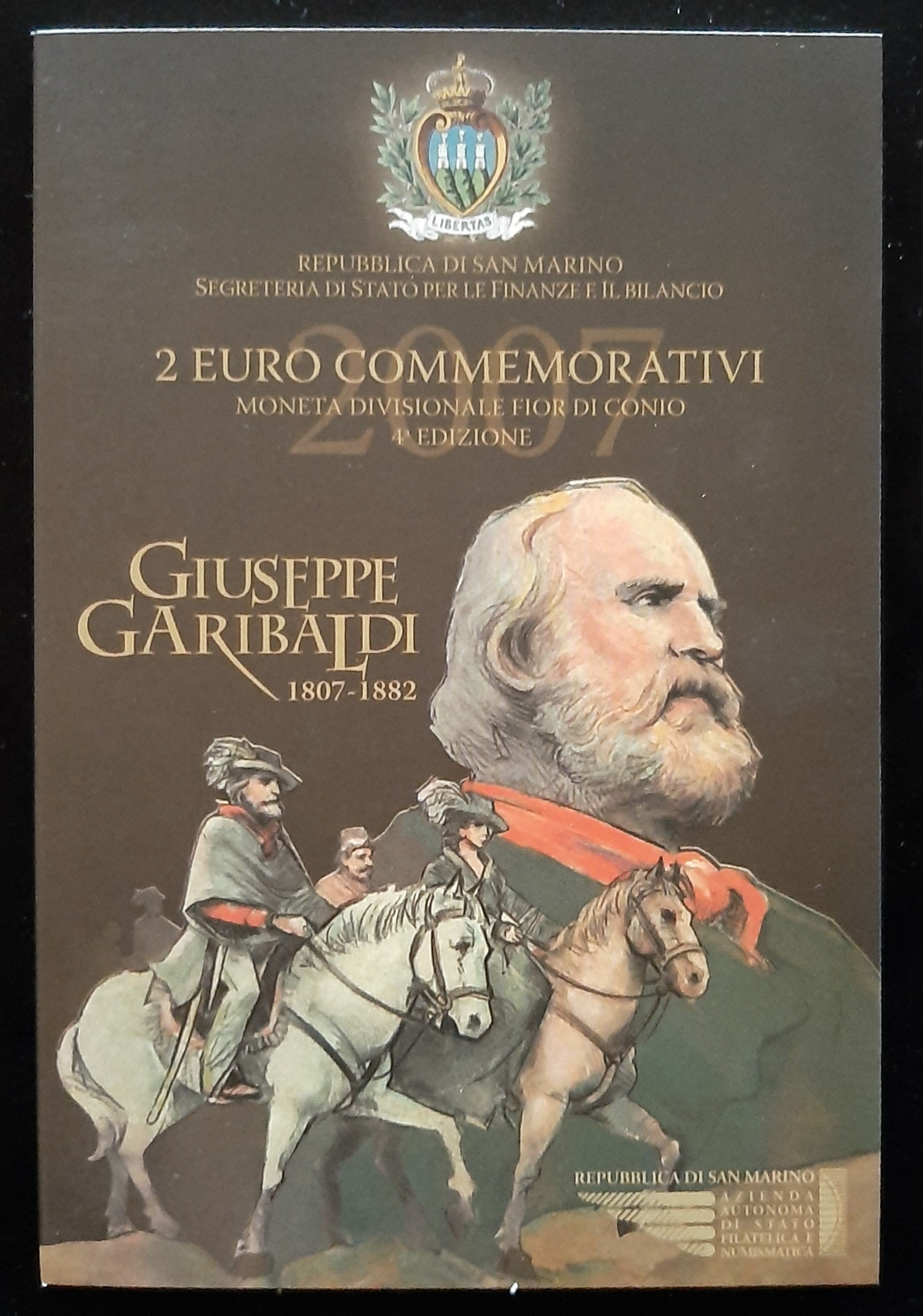 2 euro San Marino 2007 Guiseppe Garibaldi