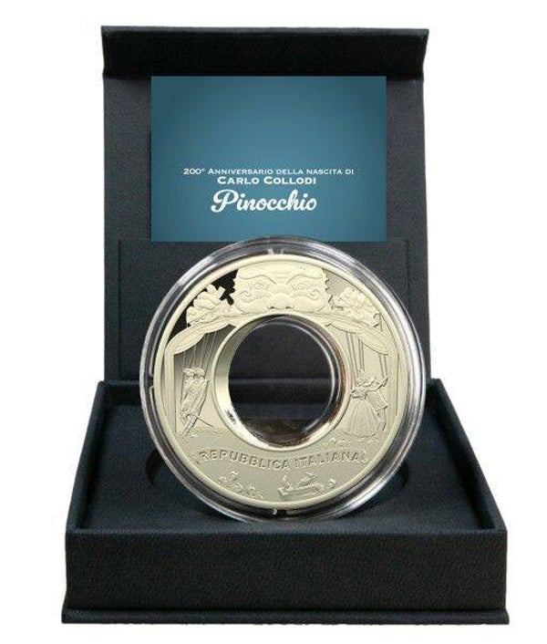 10 euro Italie 2026 Pinocchio (Carlo Collodi) PROOF