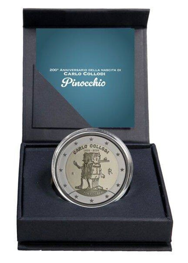 2 euro Italie 2026 Pinocchio (Carlo Collodi) PROOF