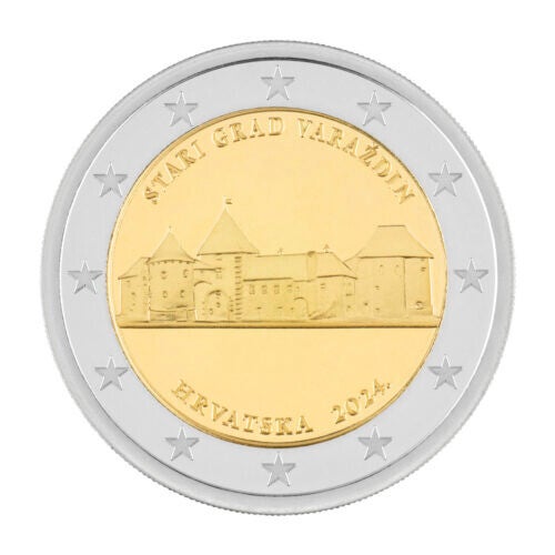 2 euro Kroatië 2024 Oud stad Varaždin UNC