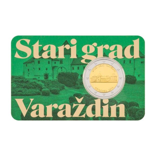 2 euro Kroatië 2024 Oud stad Varaždin BU coincard