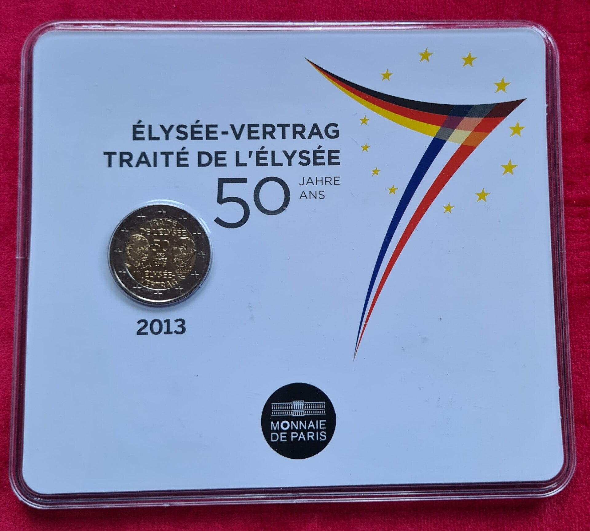 2 euro Frankrijk 2013 Elysee BU in blister