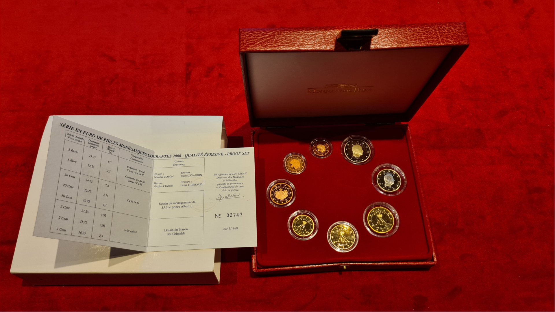 PROOF set Monaco 2006