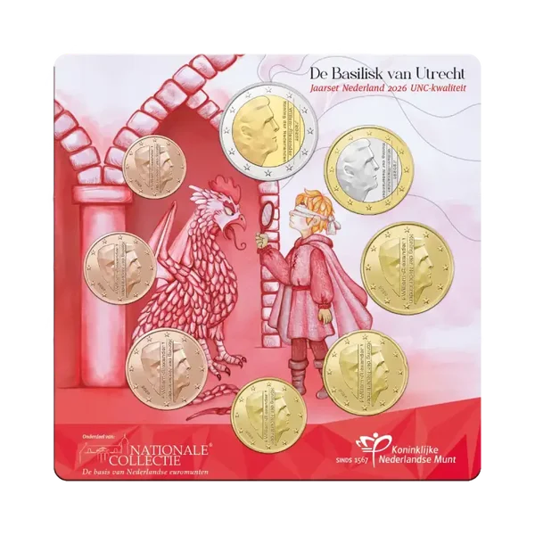 UNC set Nederland 2026 Basilisk van Utrecht