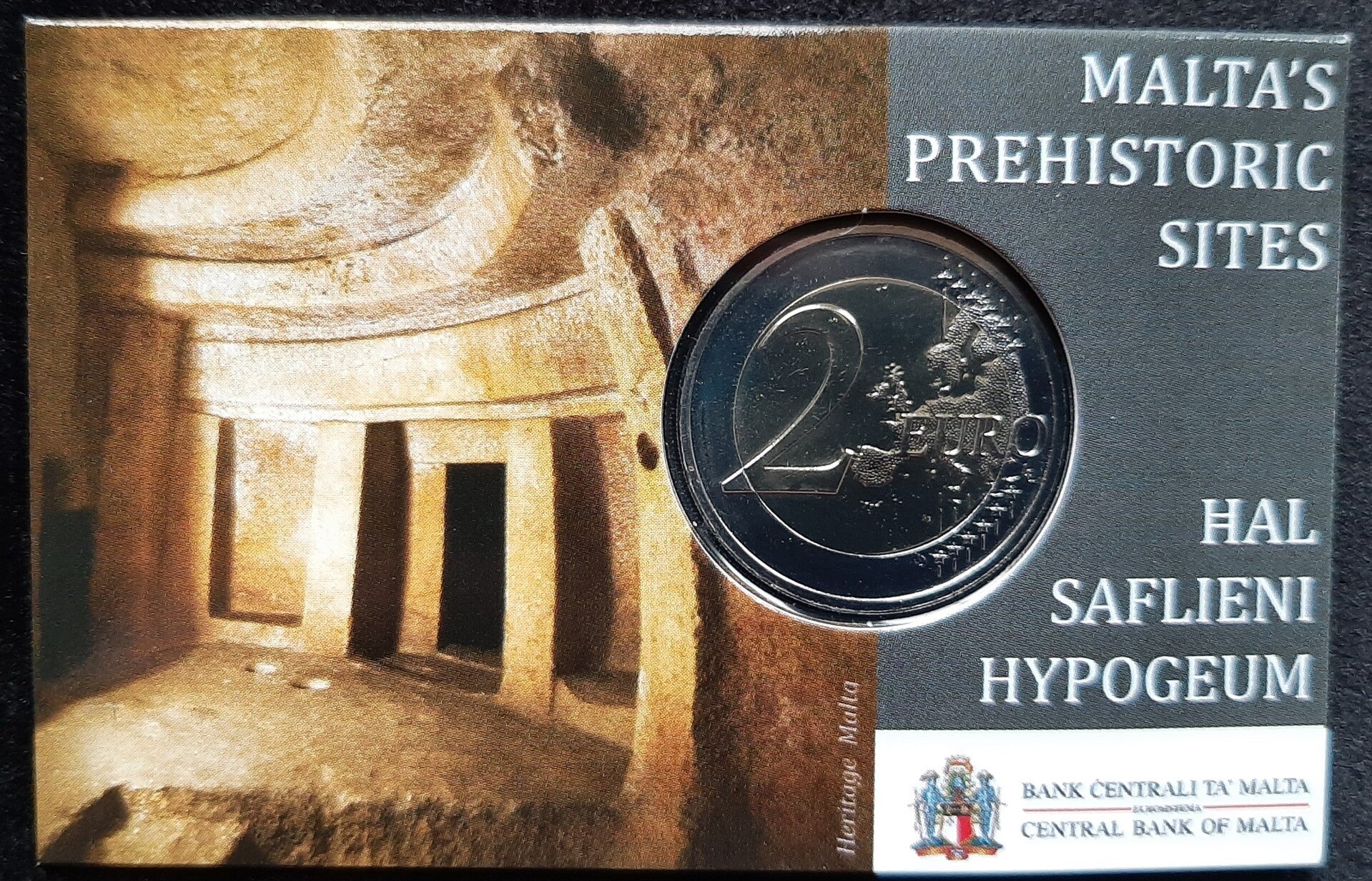 2 euro Malta 2022 Hal Saflieni Hypogeum BU coincard
