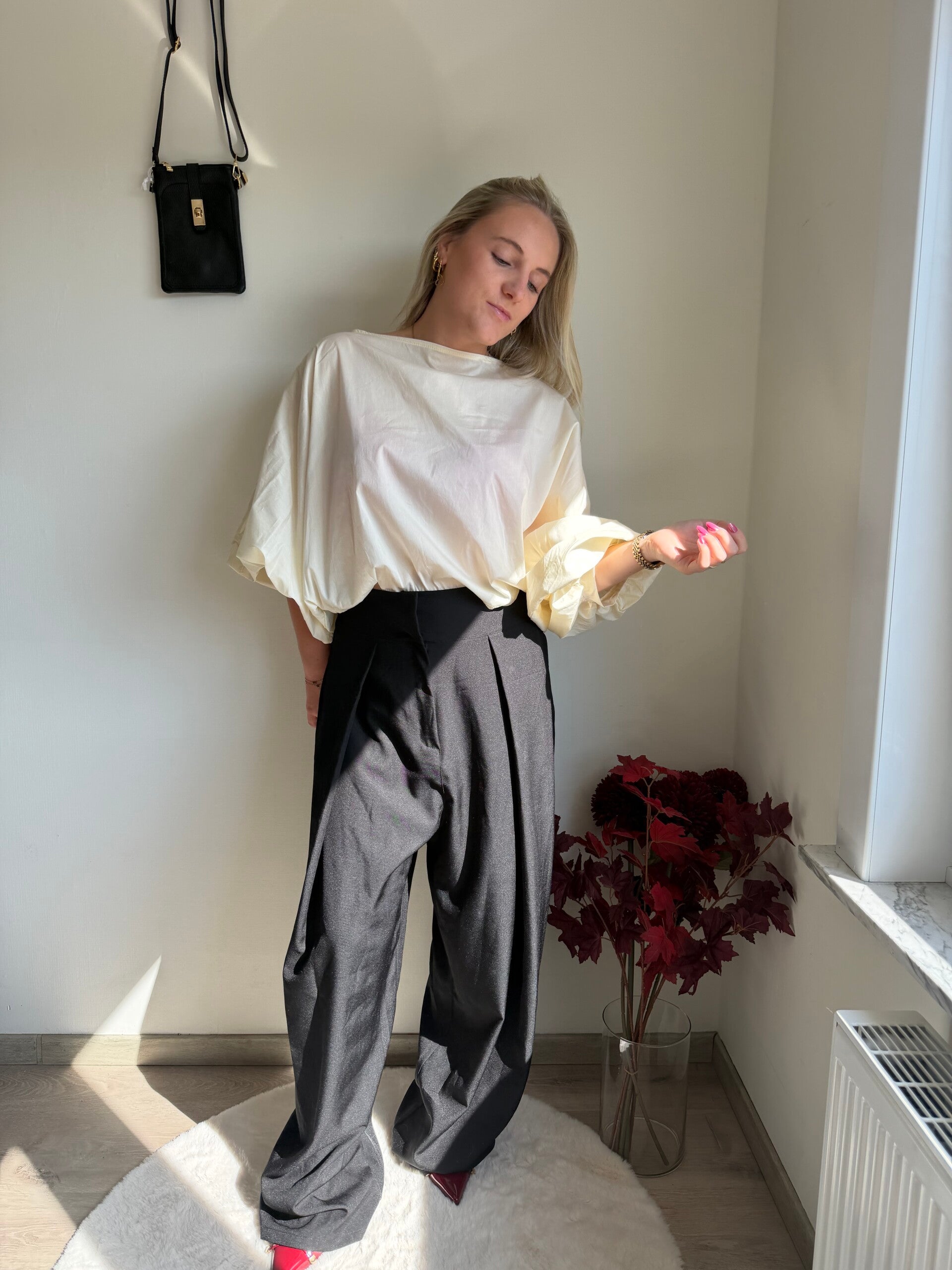 LONG BLACK AIDEN TROUSERS