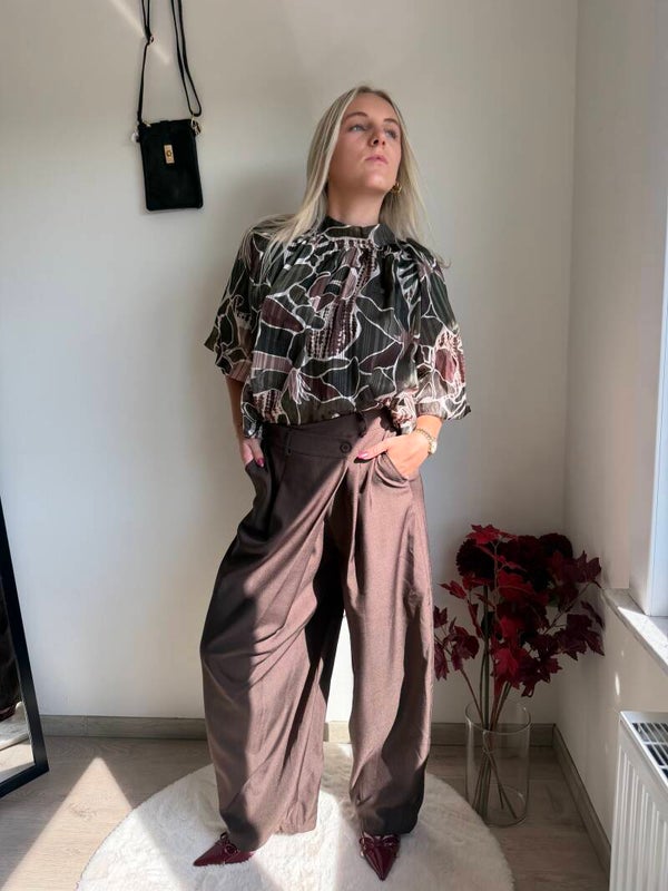 BROWN MICHELLE TROUSER