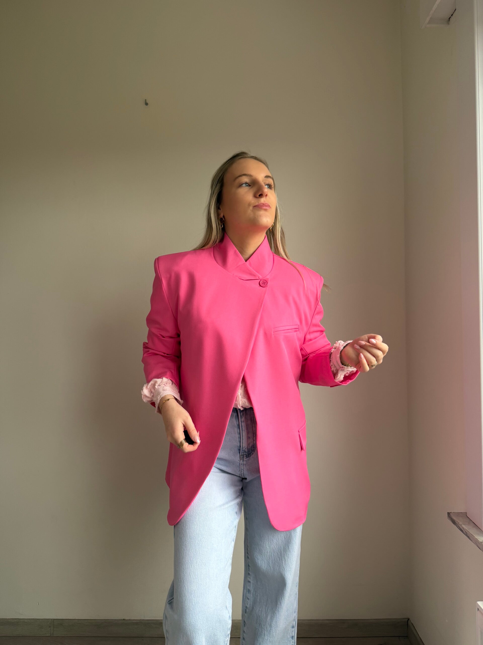 Power Shaped Liv Blazer Fushia Pink