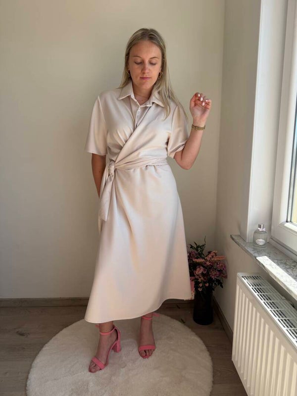 BEIGE COLETTE DRESS