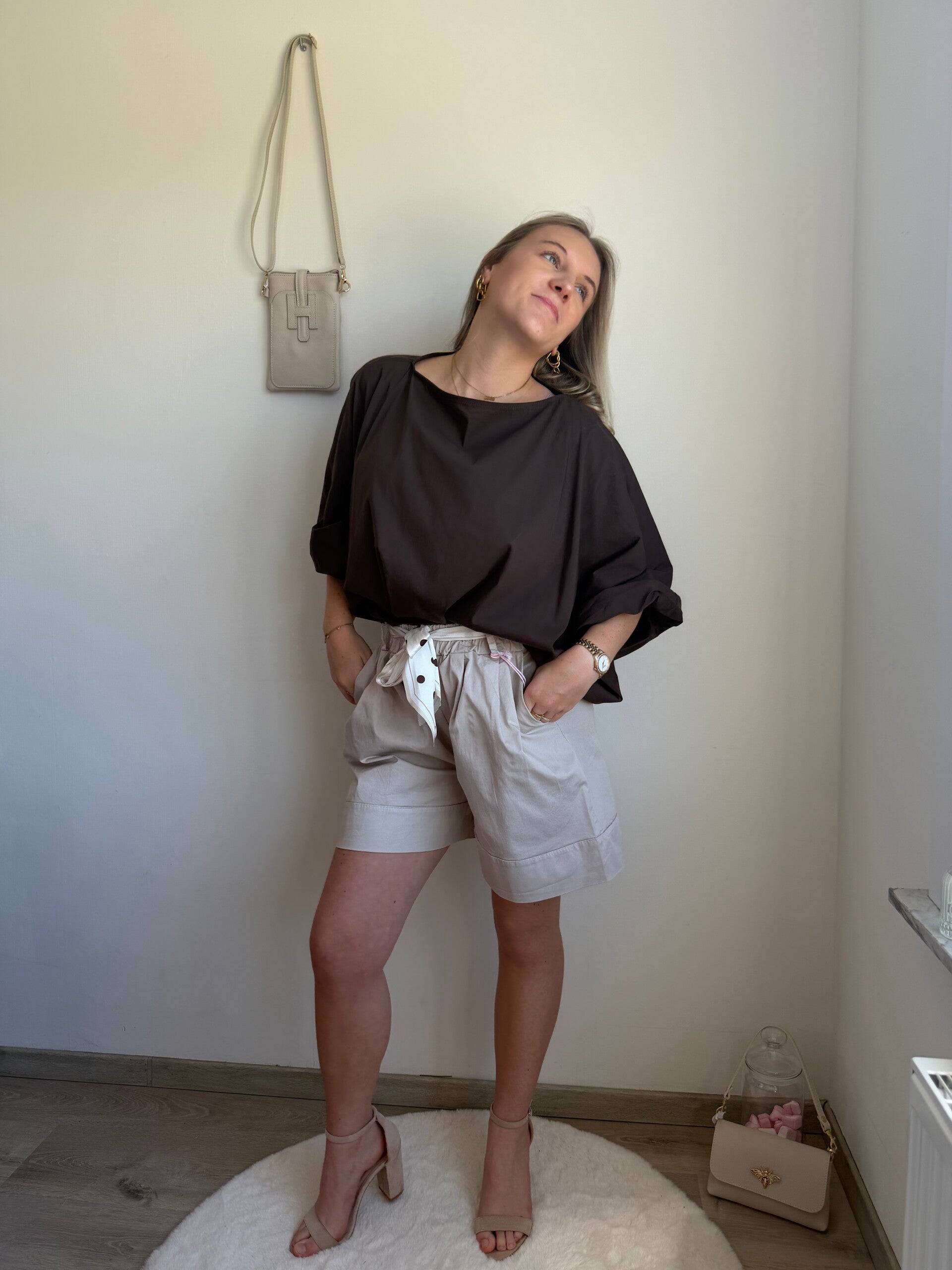 BEIGE SOFIE SHORT