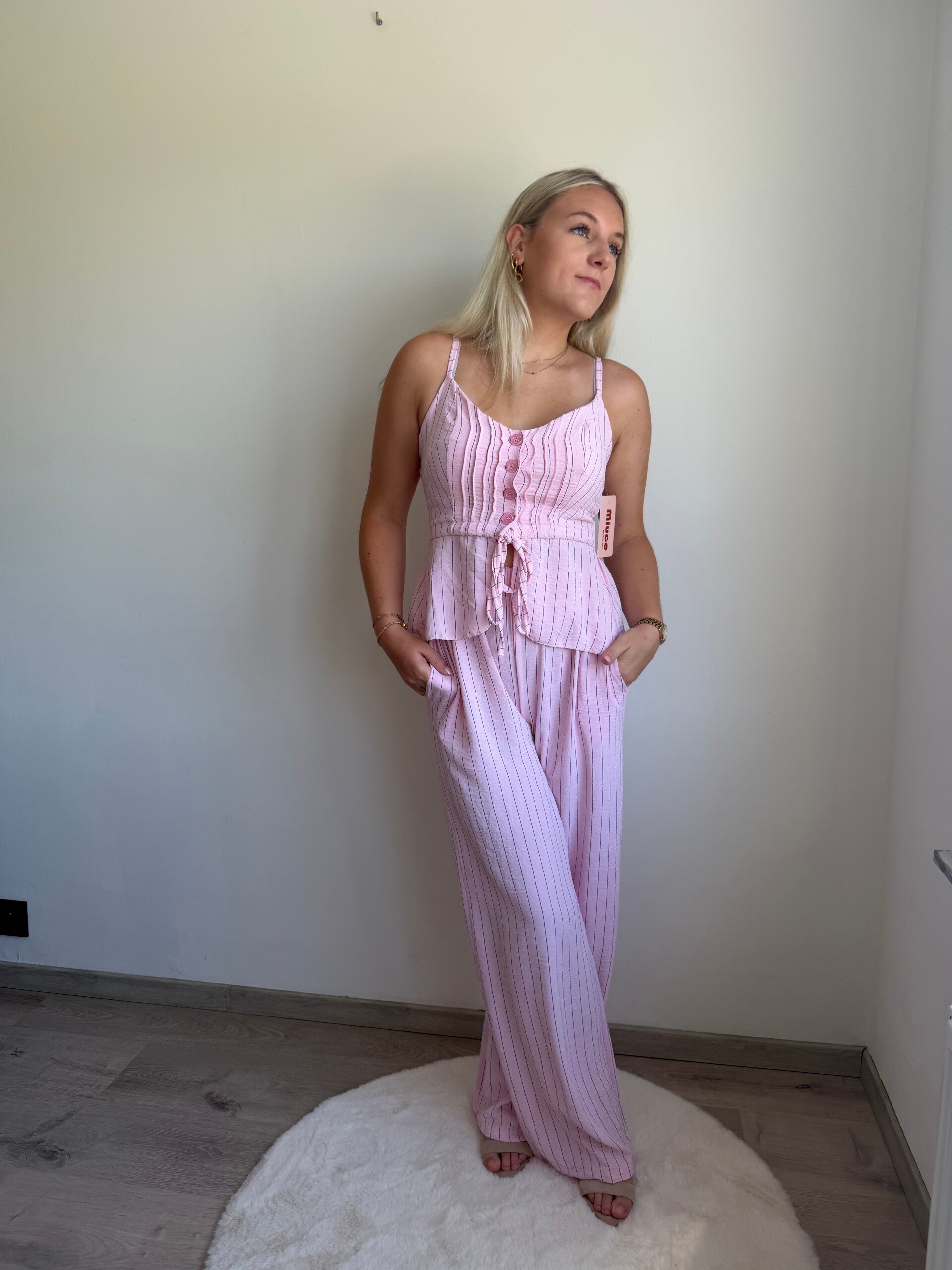 STRIPED PINK ELOISE SET