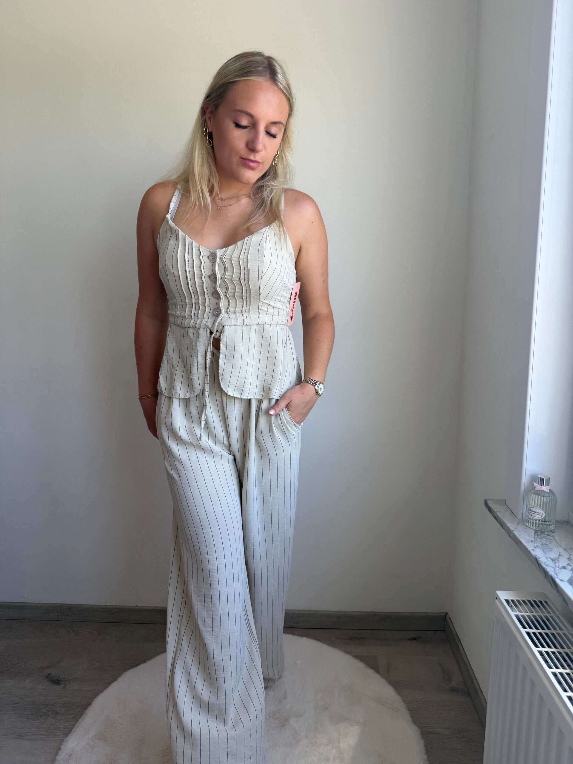 STRIPED BEIGE ELOISE SET