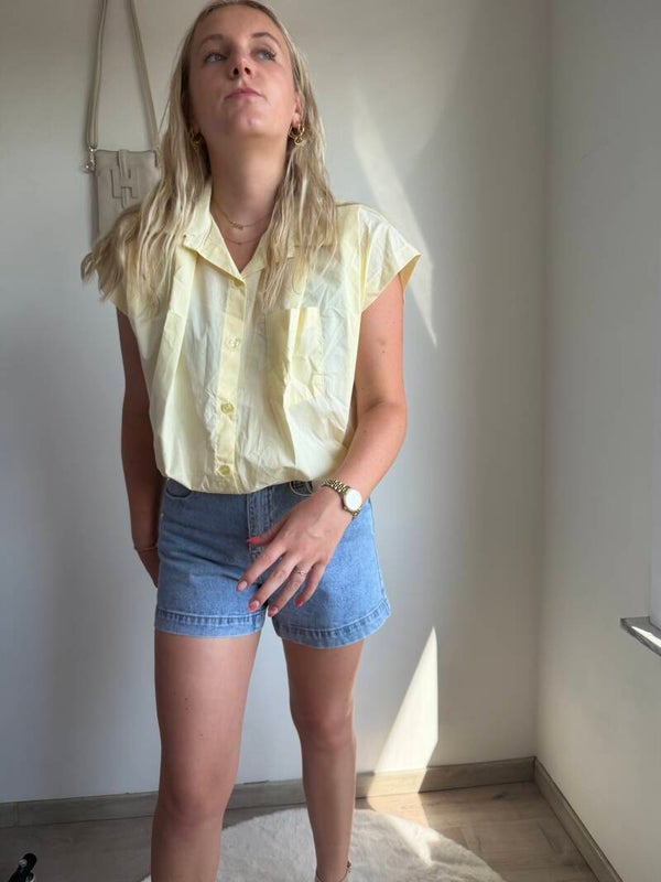 YELLOW AMALIFI BLOUSE TOP