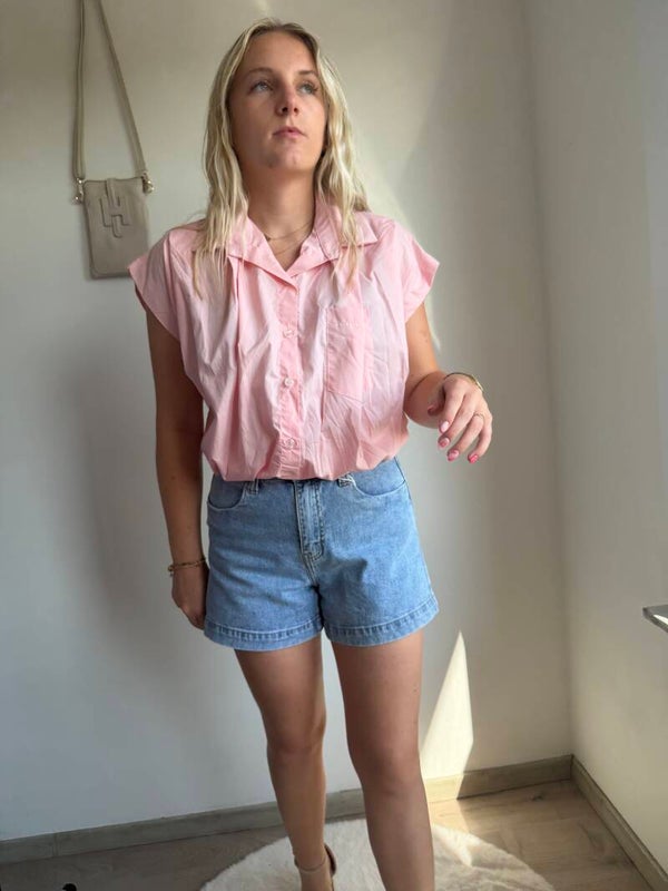 PINK AMALIFI BLOUSE TOP