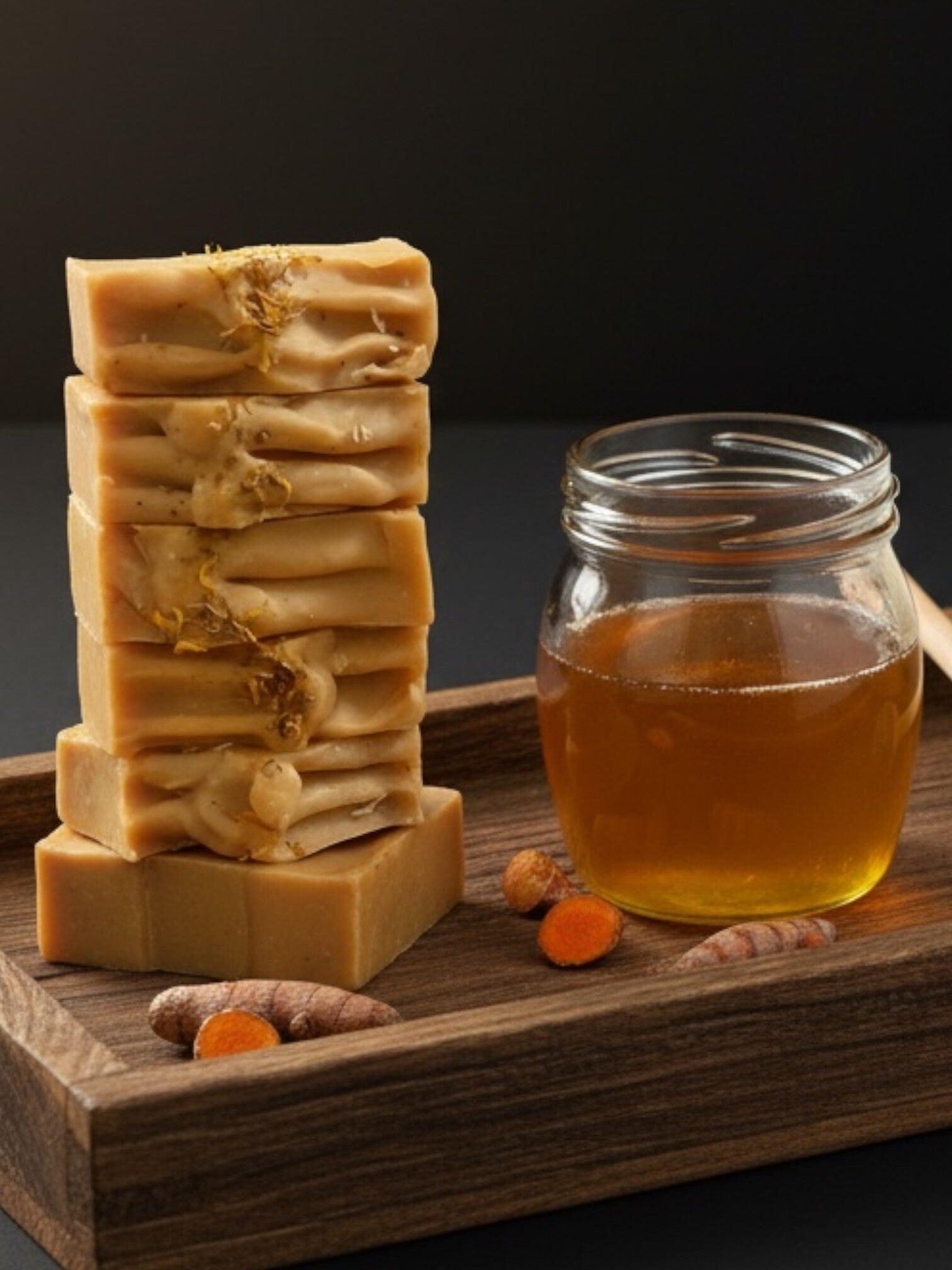 Anti-Aging Goat Milk Soap with Honey and Turmeric
