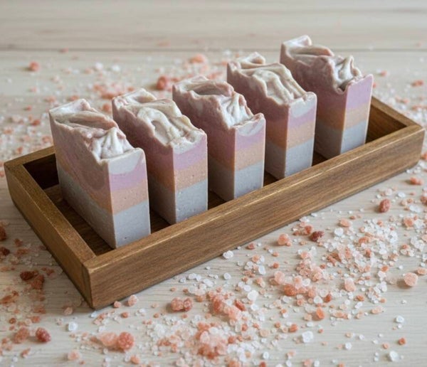 3 pcs - Pink Himalayan Body Scrub with Tallow