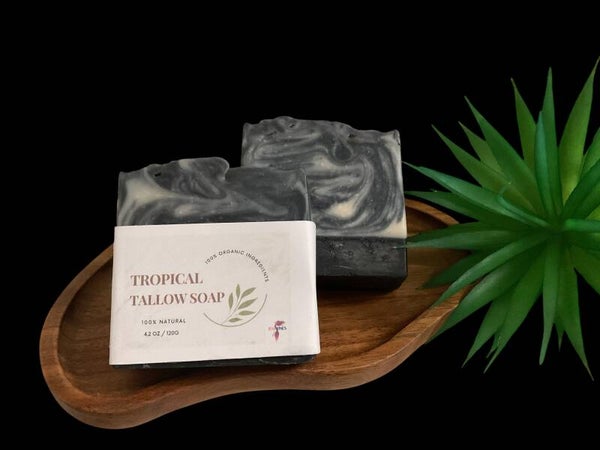 3pcs - Organic Tallow Bar Facial Soap