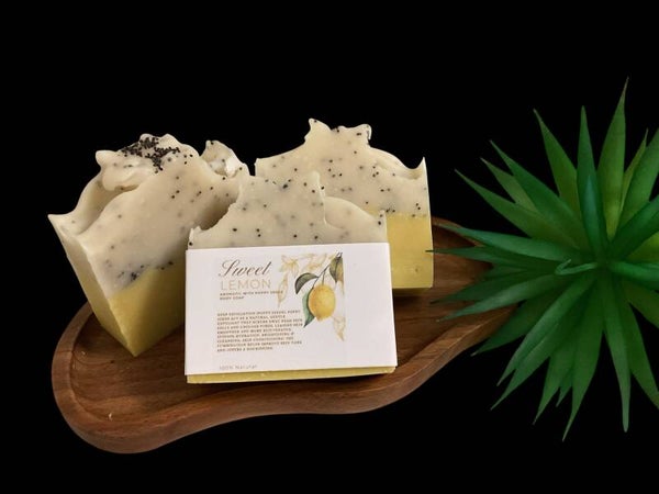 3pcs - Sweet Lemon with Poppy Seeds Expoliation