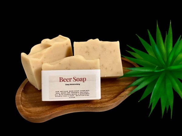 3pcs - Beer Soap Deep Moisturising Bar Soap