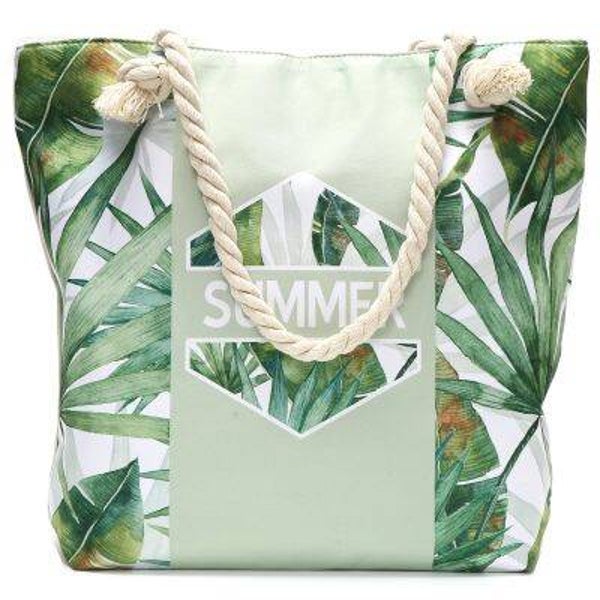 Beach bag summer Groen