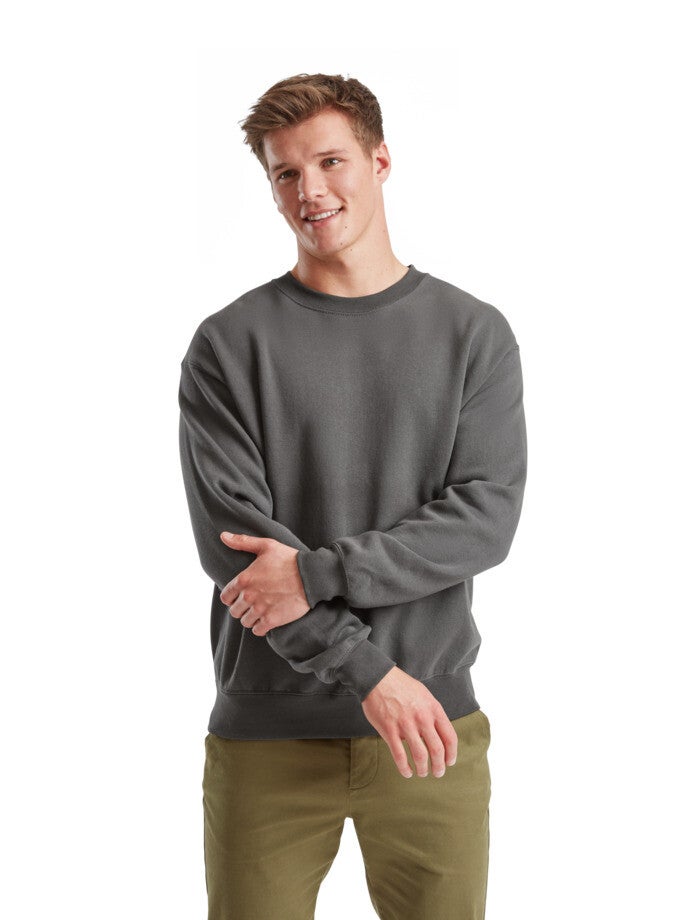 Light Graphite sweater Fruit of the Loom