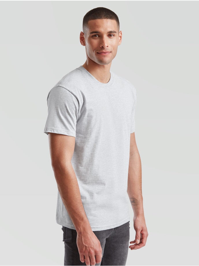 Heather grey T-shirt Fruit of the Loom