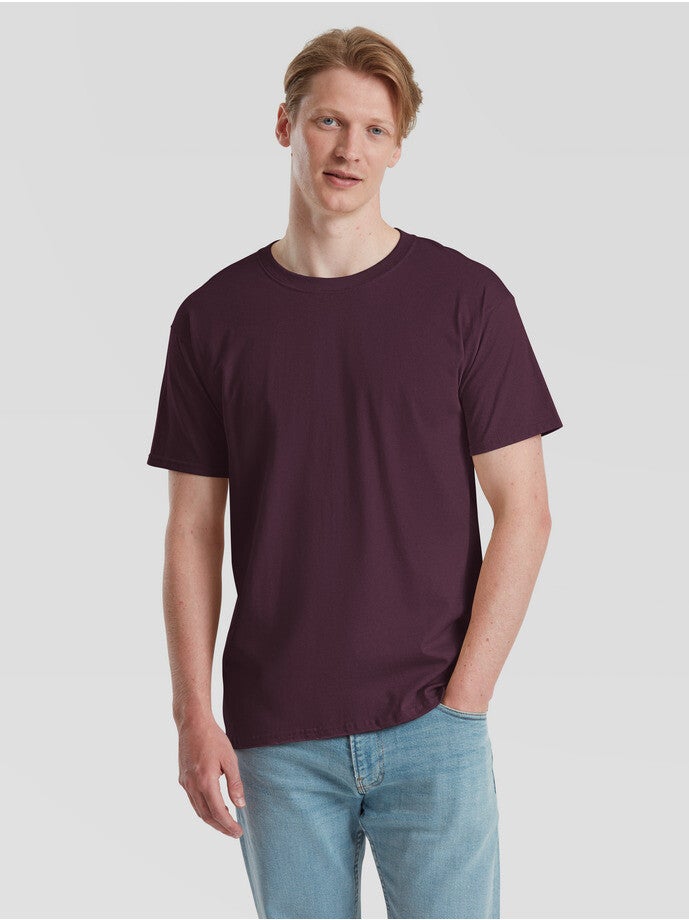 Dark Plum t-shirt Fruit of the Loom