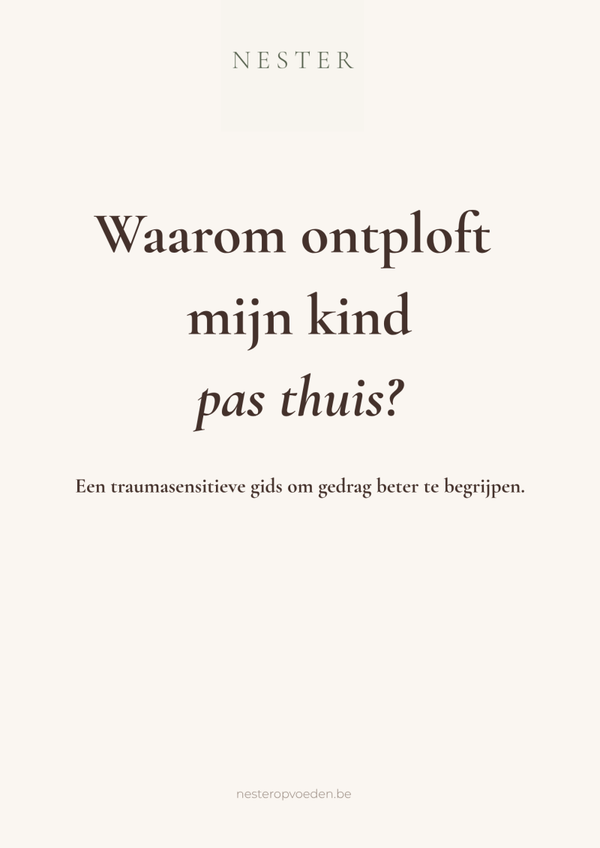Verdiepende gids - traumasensitief opvoeden