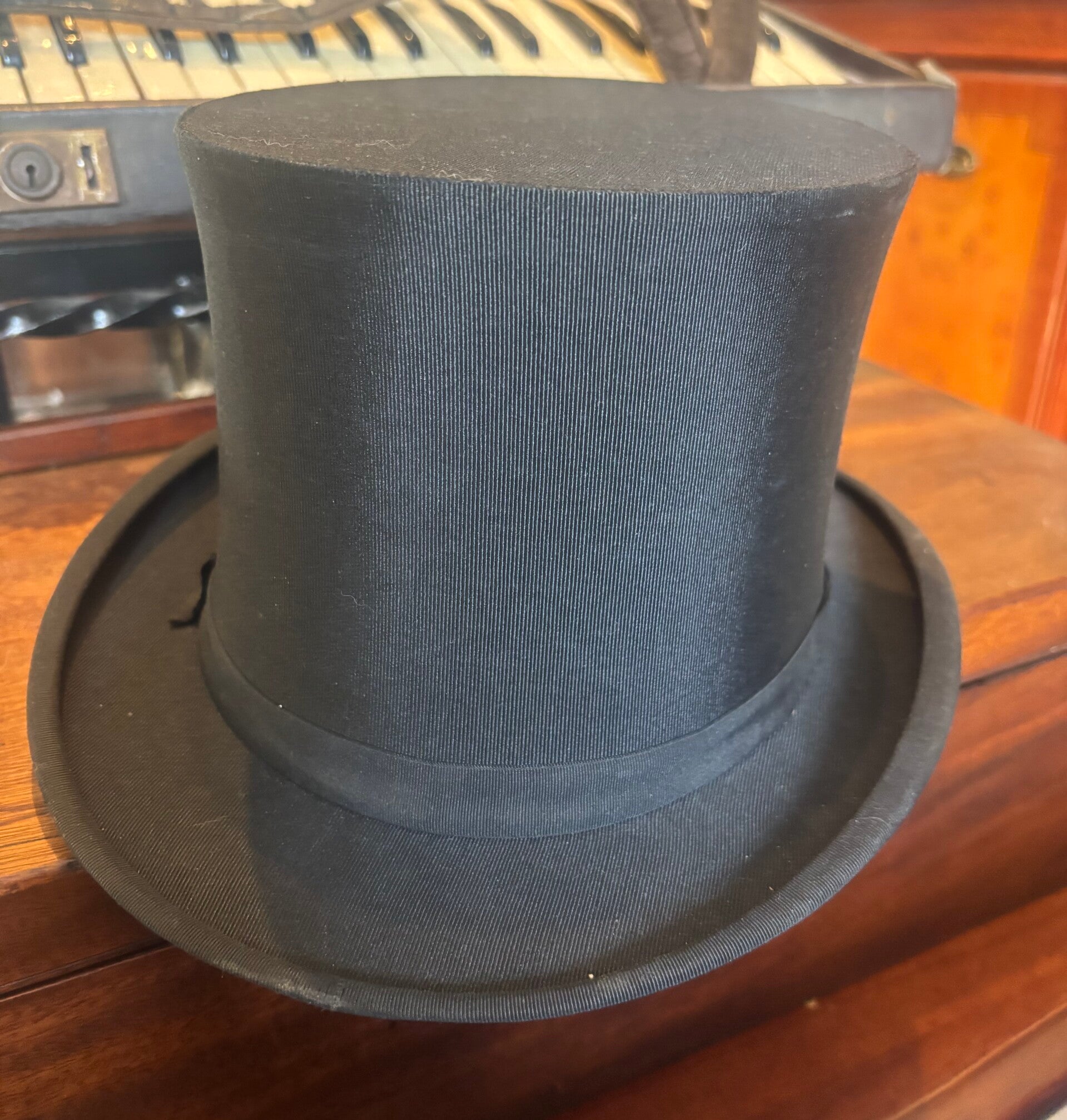 Vintage 1930s/1950s Dunn & Co Folding Opera Top-Hat