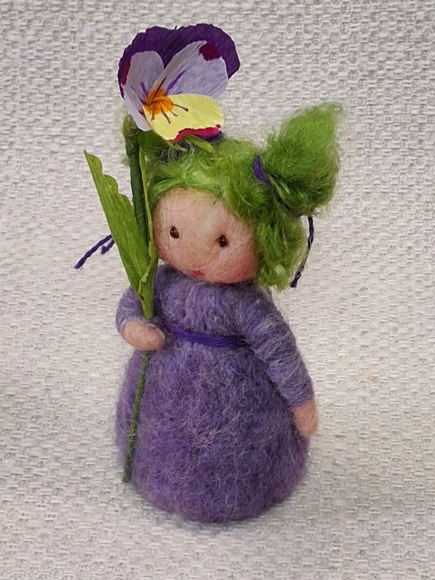 39. Naaldviltpopje Mini Viooltje