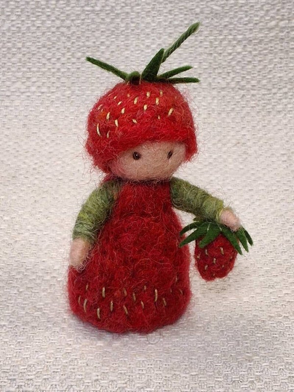 17. Naaldviltpopje Mini Aardbei