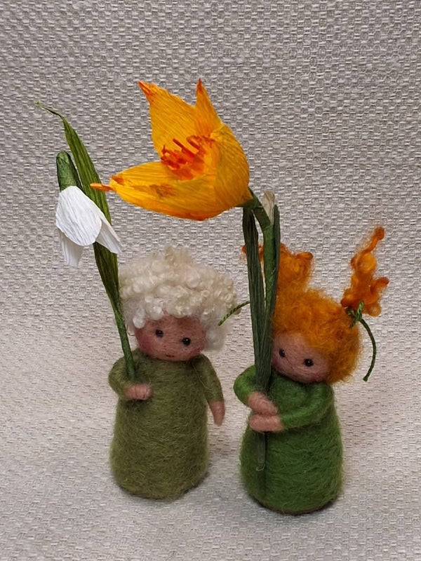 77. Naaldviltpopjes, Mini setje