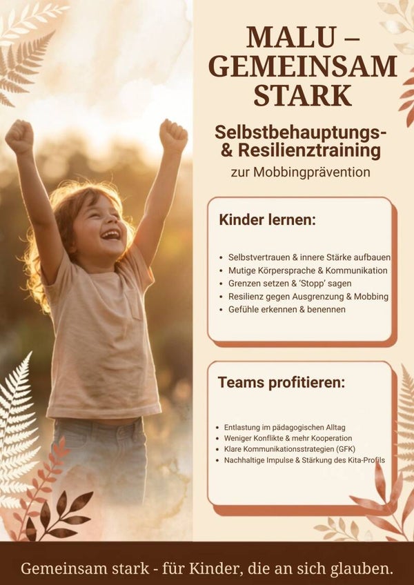 Mobbing Workshop Selbstbehauptung und Resilienz Training für Eltern und Kind