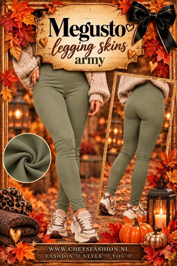 legging megusto army skinny