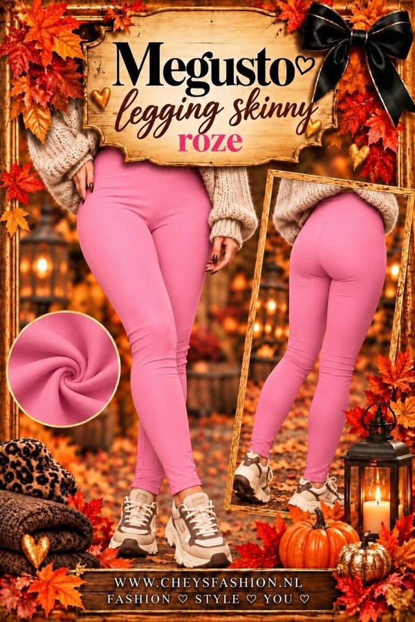 Megusto legging skinny roze