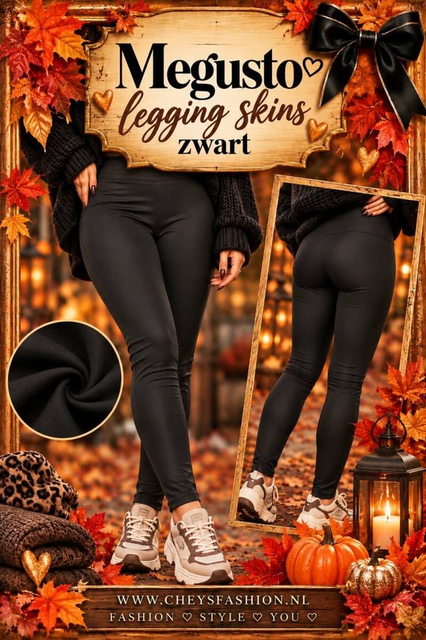 Legging megusto zwart skinny