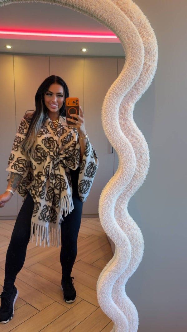 Poncho in 3 verschillende printjes