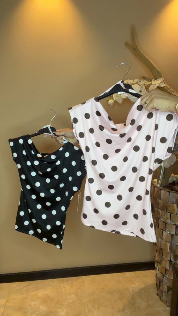 Waterval top met stippen