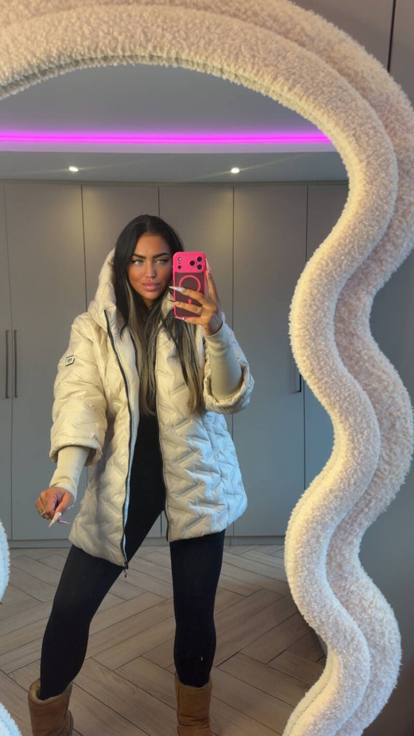 Gewatteerde jassen oversized in 3 kleuren