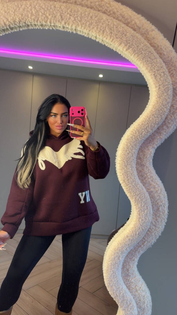 Comfy hoodie brooklyn gevoerd met fleece in 2 kleuren