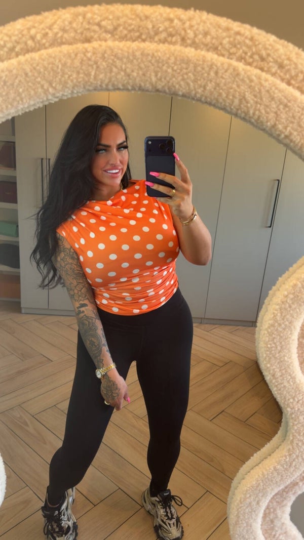 Stipjes top waterval oranje