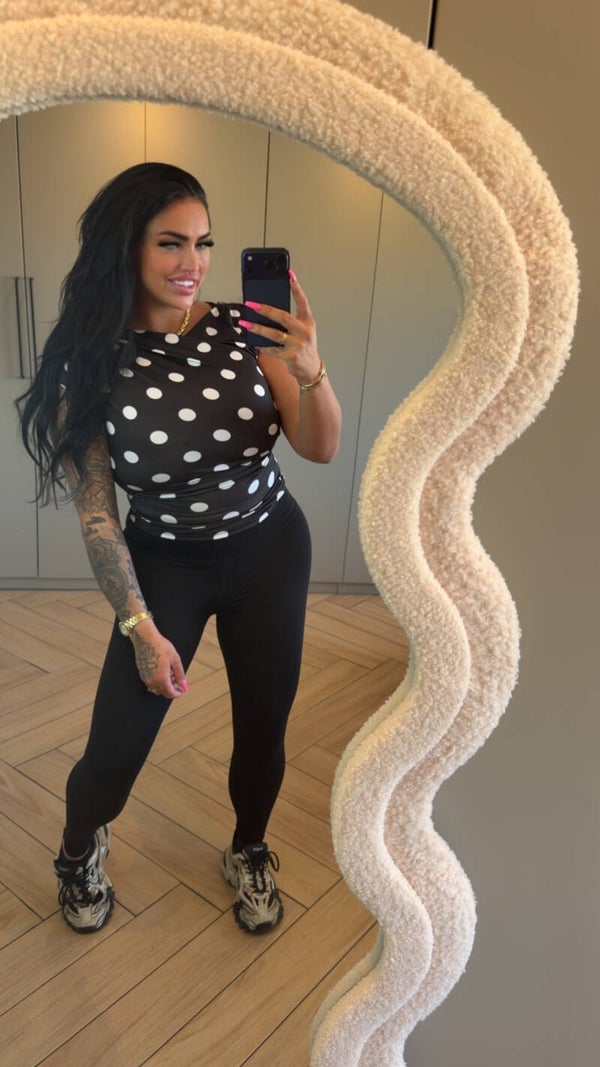 Stipjes top waterval zwart