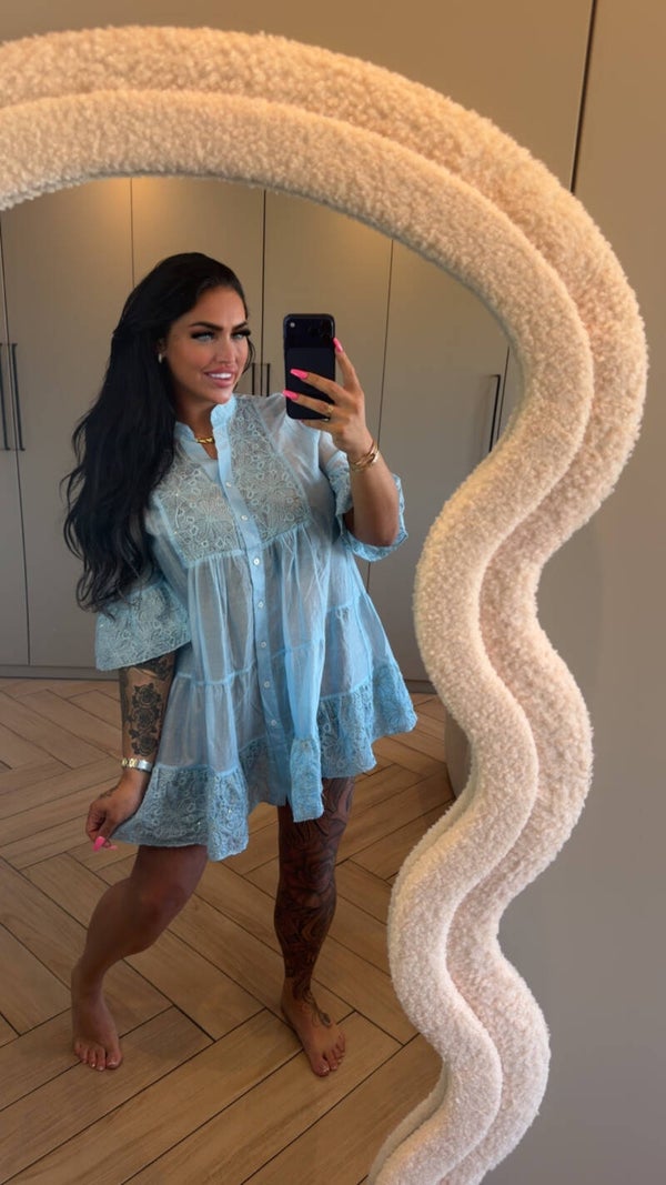 Ibiza blouse in het blauw