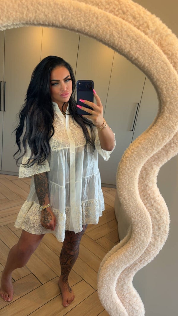 Ibiza blouse in het wit